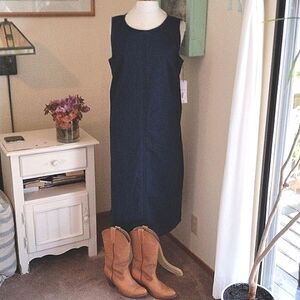 NWT Liz Claiborne Denim Jumper